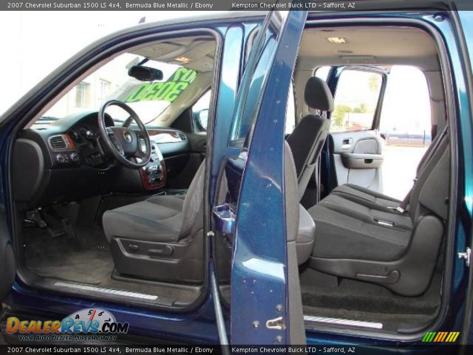 2007 Chevrolet Suburban 1500 LS 4x4 Bermuda Blue Metallic / Ebony Photo #18