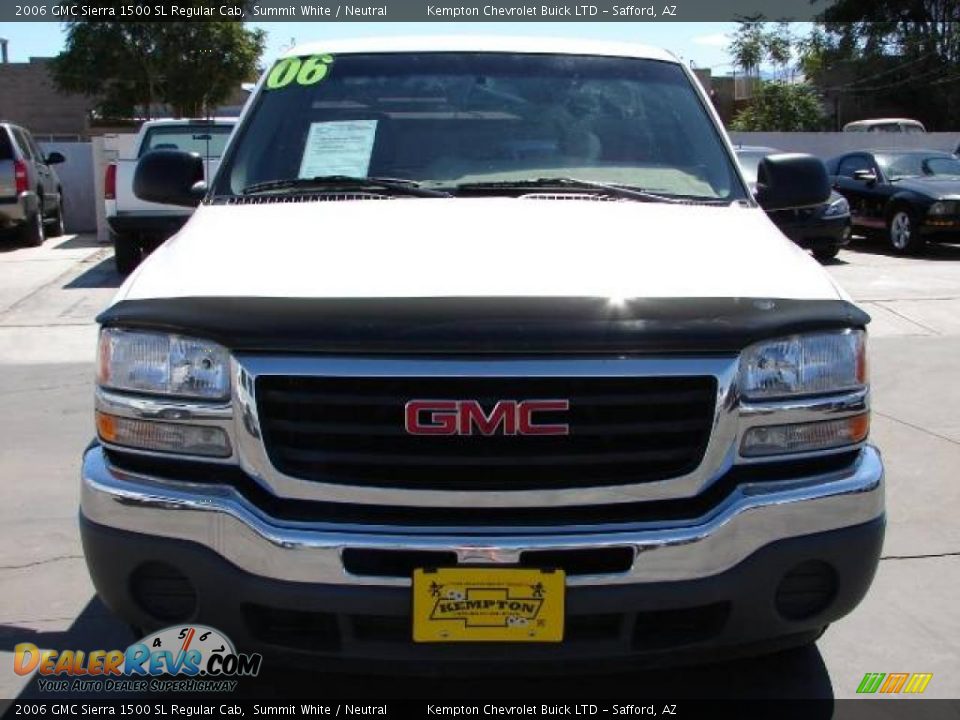 2006 GMC Sierra 1500 SL Regular Cab Summit White / Neutral Photo #1