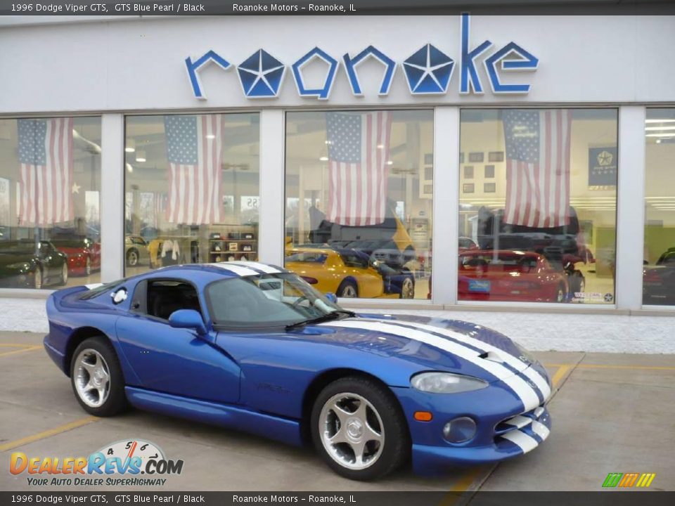 1996 Dodge Viper GTS GTS Blue Pearl / Black Photo #1