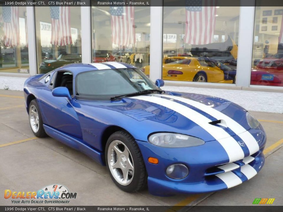1996 Dodge Viper GTS GTS Blue Pearl / Black Photo #2