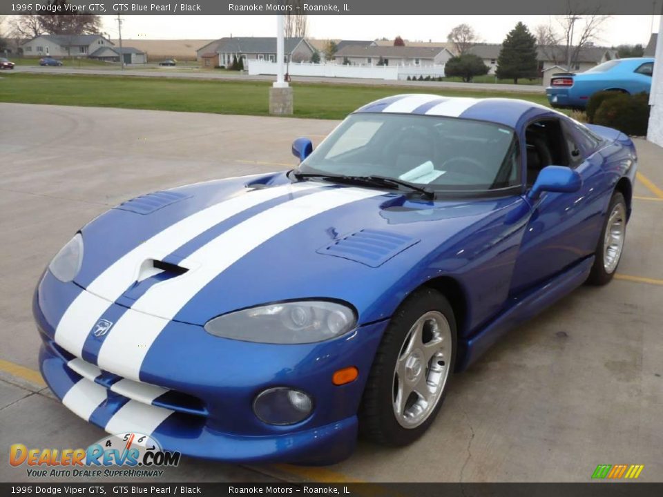 1996 Dodge Viper GTS GTS Blue Pearl / Black Photo #5