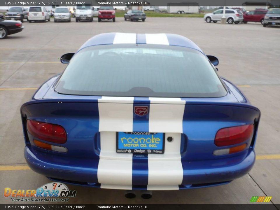 1996 Dodge Viper GTS GTS Blue Pearl / Black Photo #12