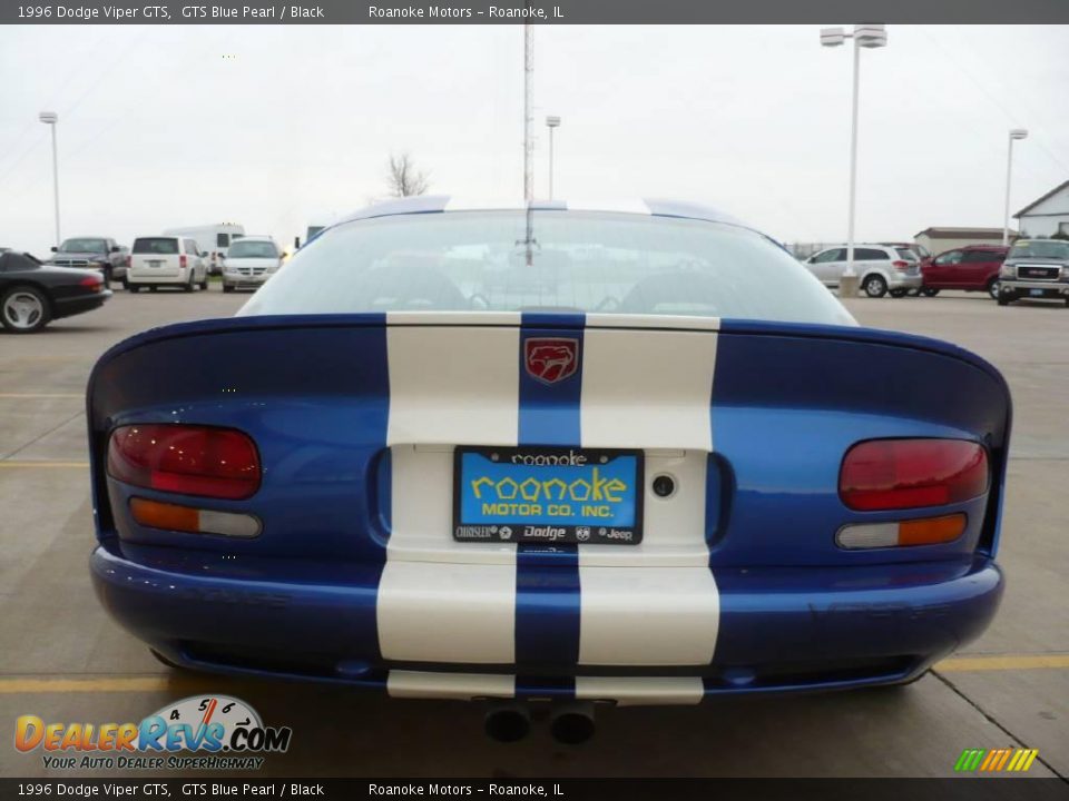 1996 Dodge Viper GTS GTS Blue Pearl / Black Photo #13
