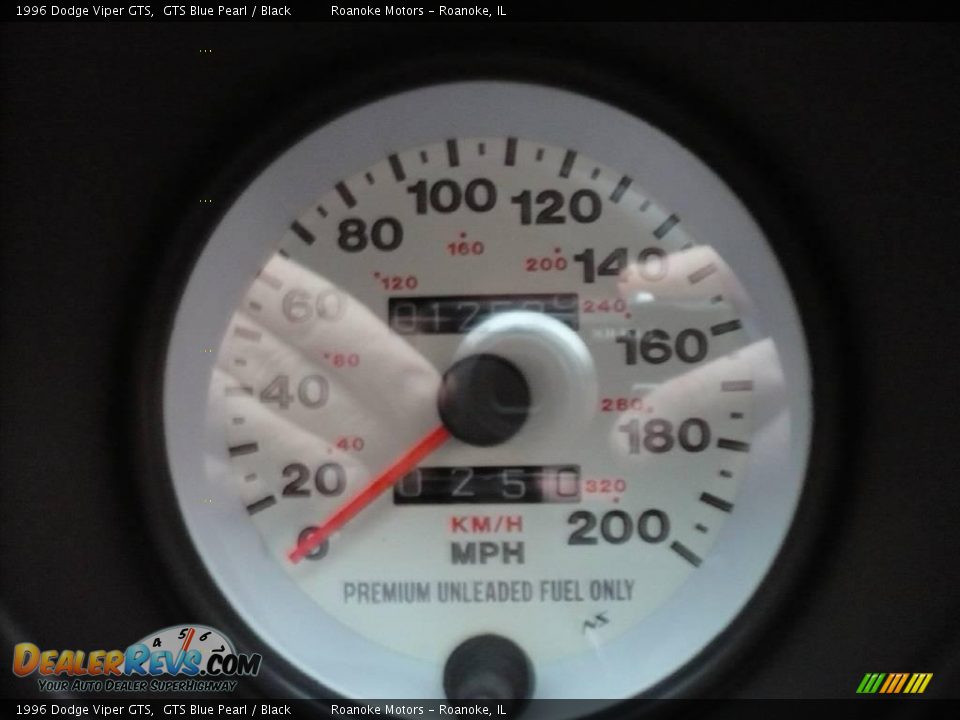 1996 Dodge Viper GTS GTS Blue Pearl / Black Photo #26
