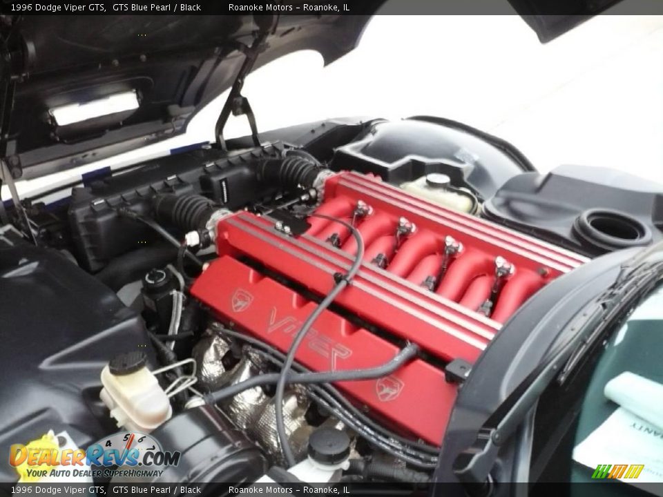 1996 Dodge Viper GTS GTS Blue Pearl / Black Photo #33