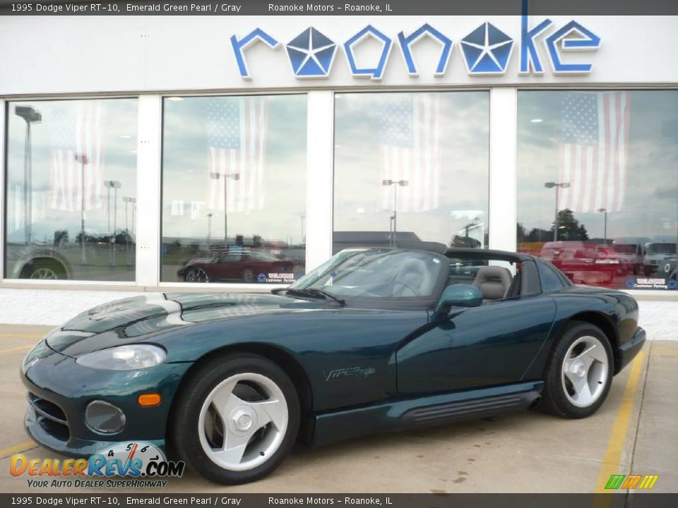 1995 Dodge Viper RT-10 Emerald Green Pearl / Gray Photo #1