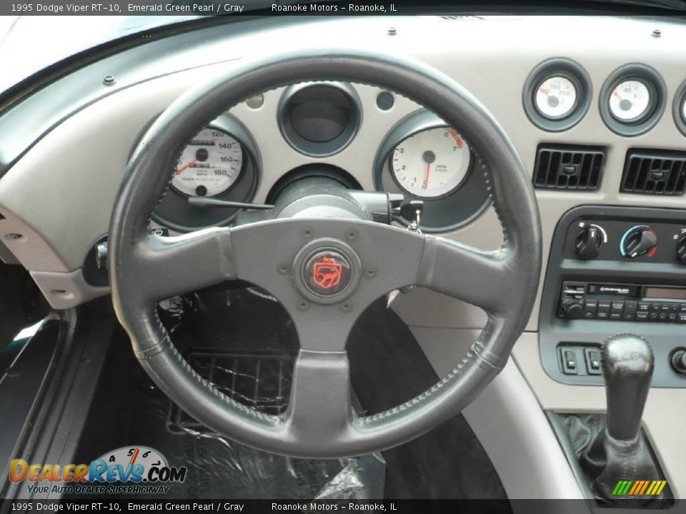 1995 Dodge Viper RT-10 Emerald Green Pearl / Gray Photo #5