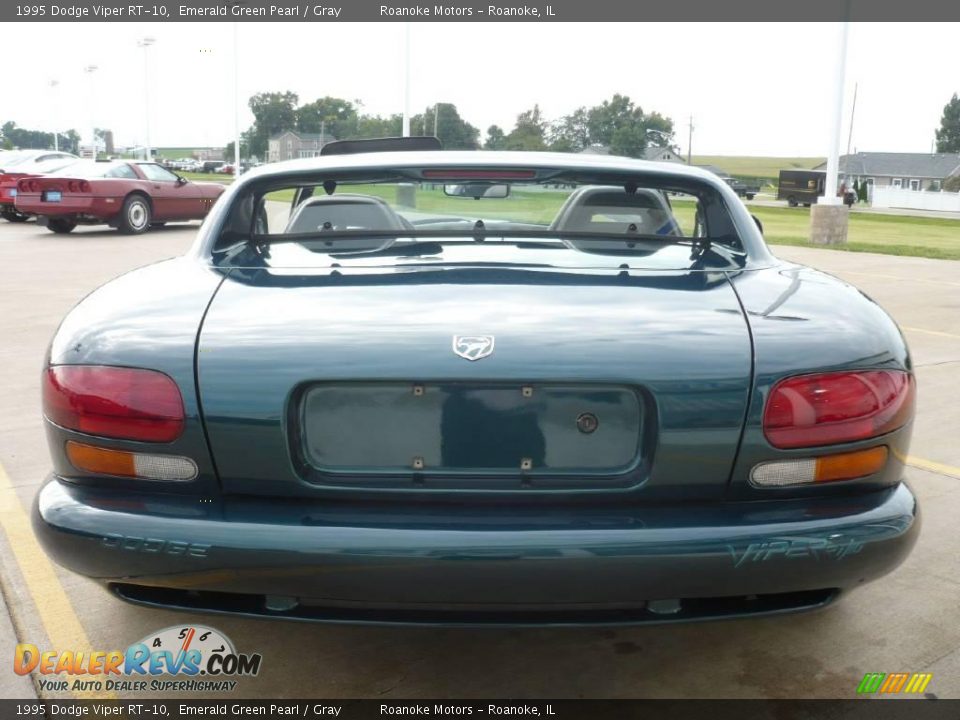 1995 Dodge Viper RT-10 Emerald Green Pearl / Gray Photo #6