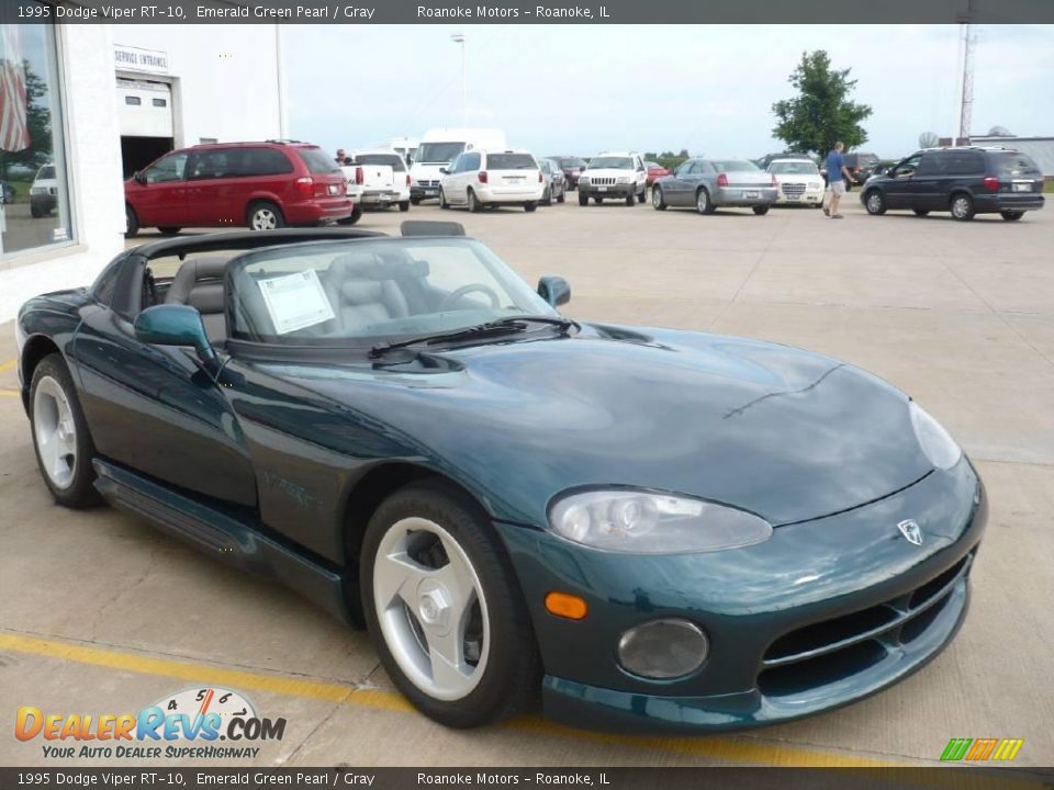 1995 Dodge Viper RT-10 Emerald Green Pearl / Gray Photo #7