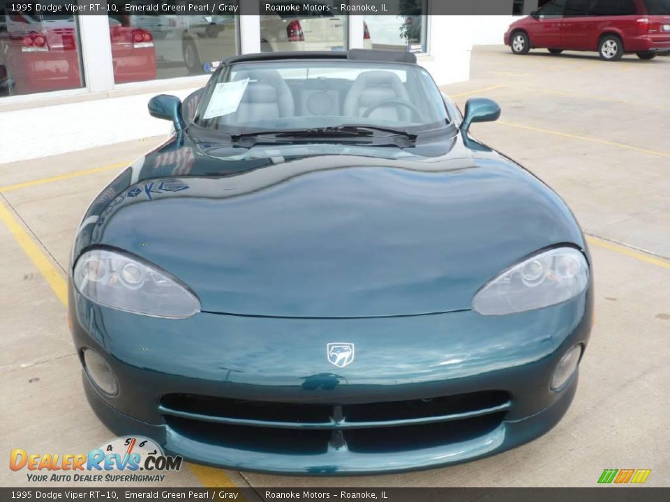 1995 Dodge Viper RT-10 Emerald Green Pearl / Gray Photo #10