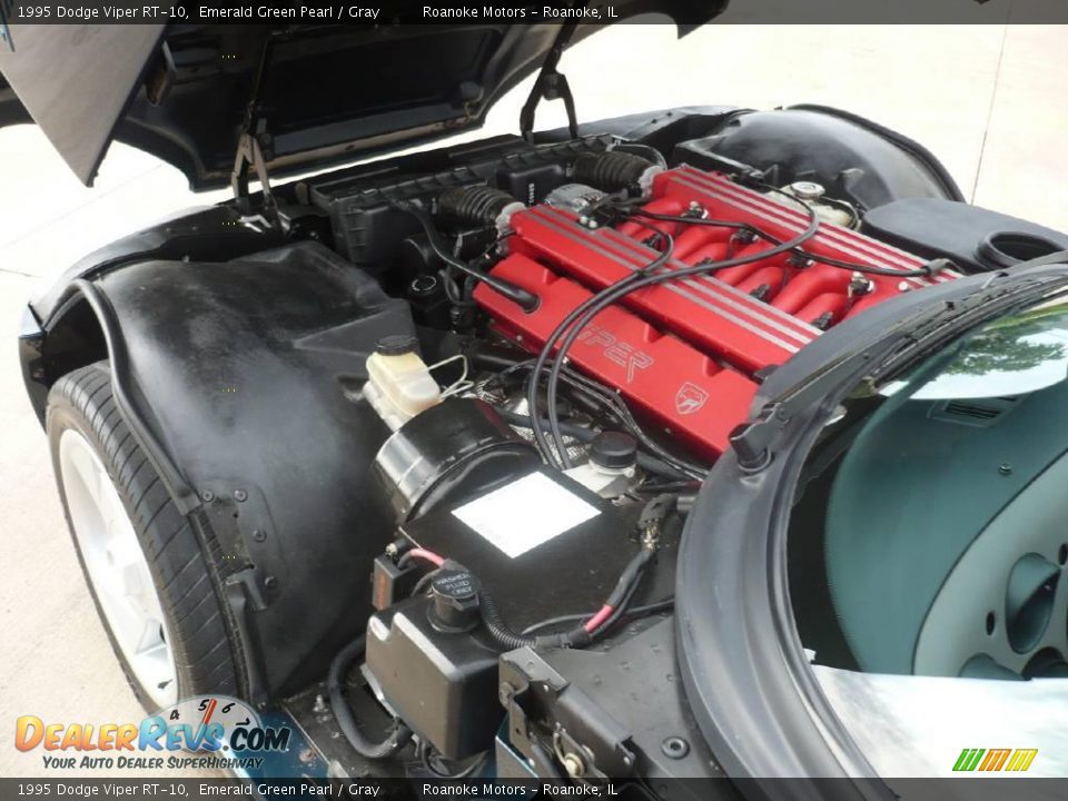 1995 Dodge Viper RT-10 Emerald Green Pearl / Gray Photo #12