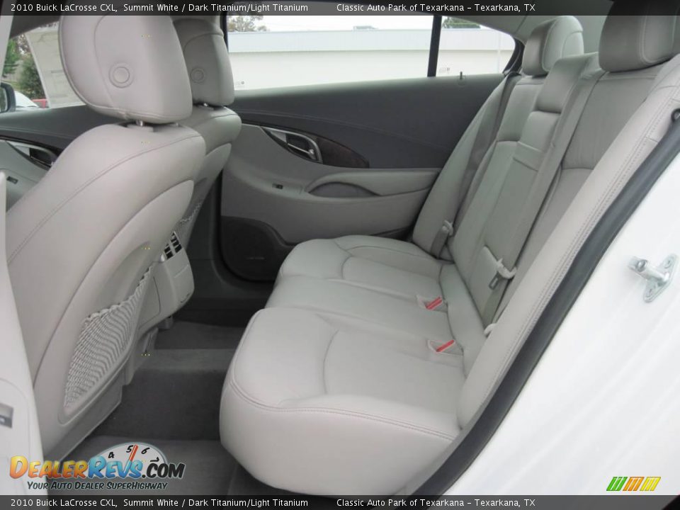 2010 Buick LaCrosse CXL Summit White / Dark Titanium/Light Titanium Photo #8