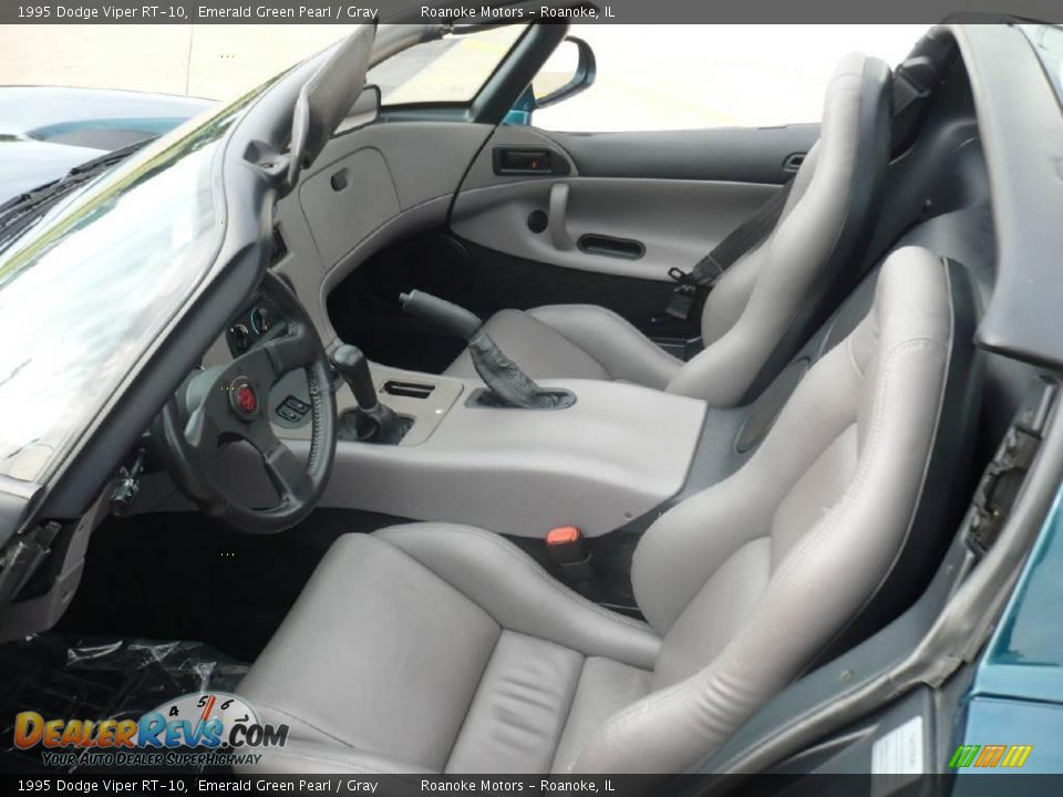1995 Dodge Viper RT-10 Emerald Green Pearl / Gray Photo #16