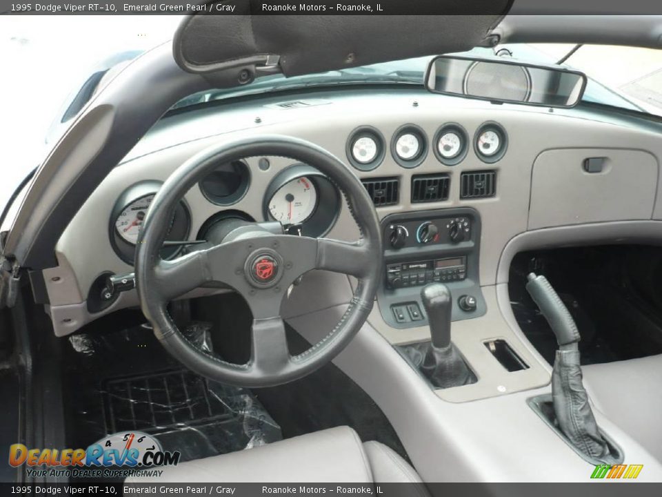 1995 Dodge Viper RT-10 Emerald Green Pearl / Gray Photo #19