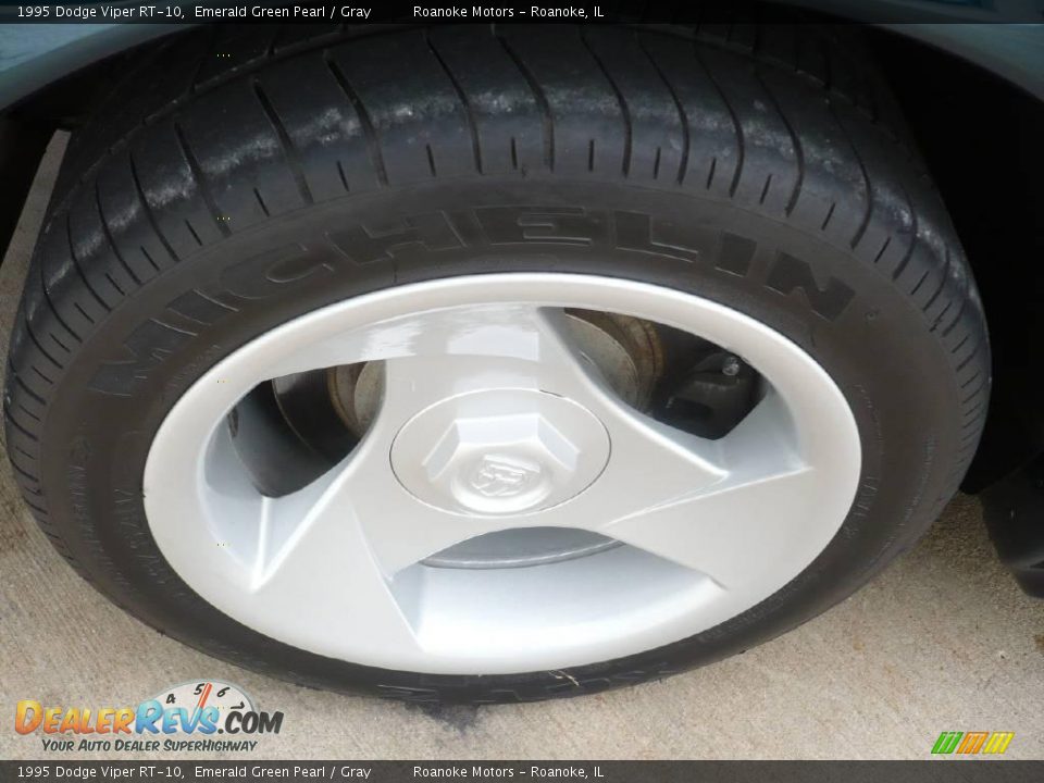1995 Dodge Viper RT-10 Emerald Green Pearl / Gray Photo #24