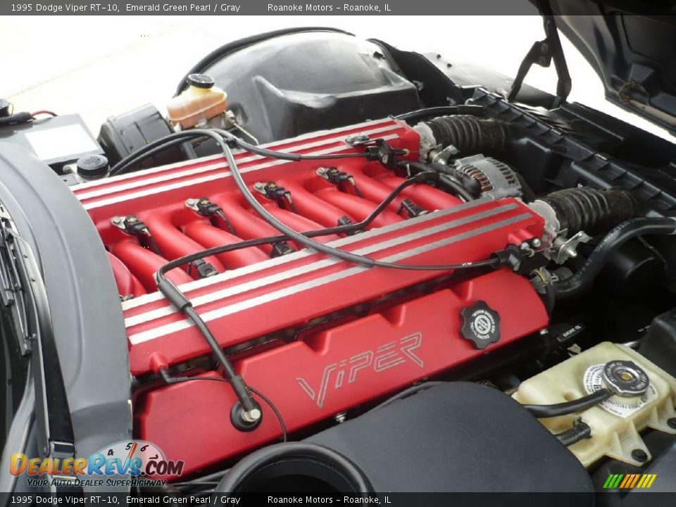 1995 Dodge Viper RT-10 Emerald Green Pearl / Gray Photo #28