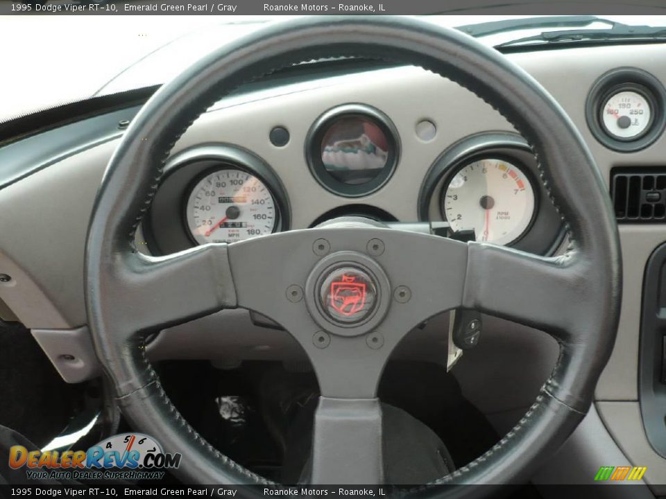 1995 Dodge Viper RT-10 Emerald Green Pearl / Gray Photo #32