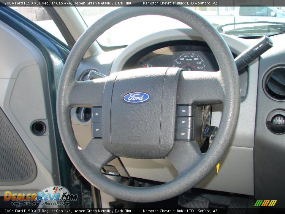 2004 Ford F150 XLT Regular Cab 4x4 Aspen Green Metallic / Dark Flint Photo #7