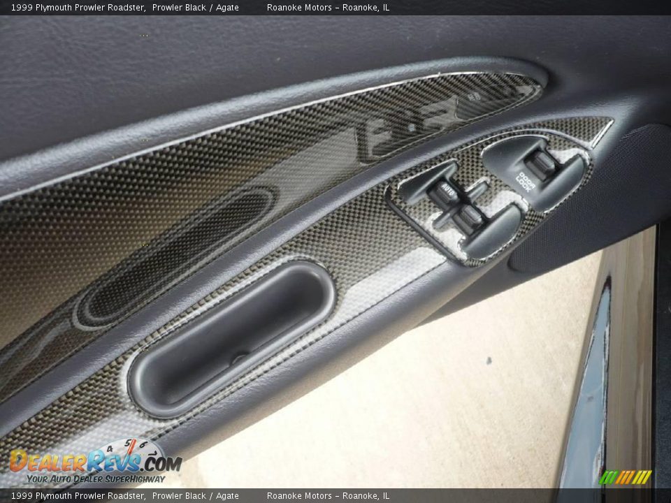 1999 Plymouth Prowler Roadster Prowler Black / Agate Photo #17