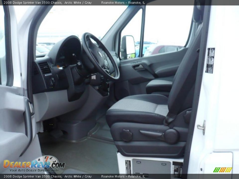2008 Dodge Sprinter Van 3500 Chassis Arctic White / Gray Photo #5