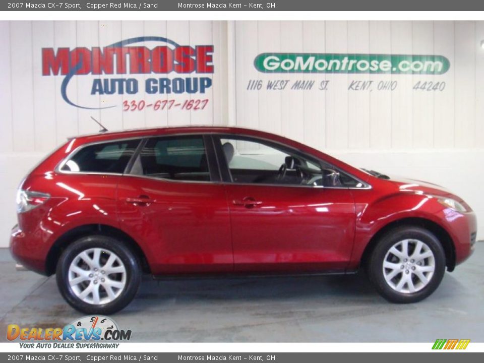 2007 Mazda CX-7 Sport Copper Red Mica / Sand Photo #1