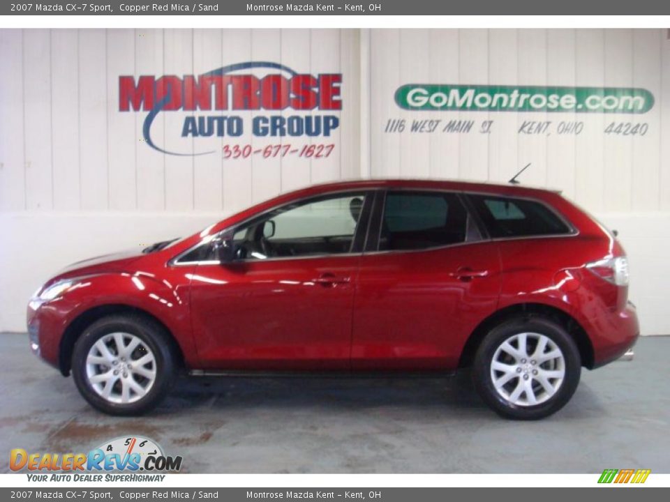 2007 Mazda CX-7 Sport Copper Red Mica / Sand Photo #2