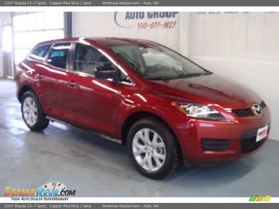 2007 Mazda CX-7 Sport Copper Red Mica / Sand Photo #4