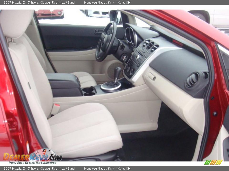 2007 Mazda CX-7 Sport Copper Red Mica / Sand Photo #10