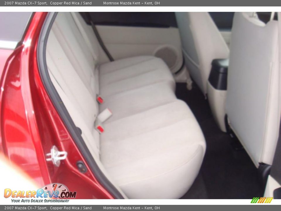 2007 Mazda CX-7 Sport Copper Red Mica / Sand Photo #11