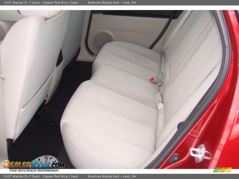 2007 Mazda CX-7 Sport Copper Red Mica / Sand Photo #12
