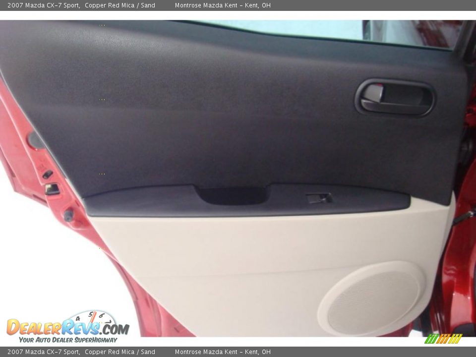 2007 Mazda CX-7 Sport Copper Red Mica / Sand Photo #14