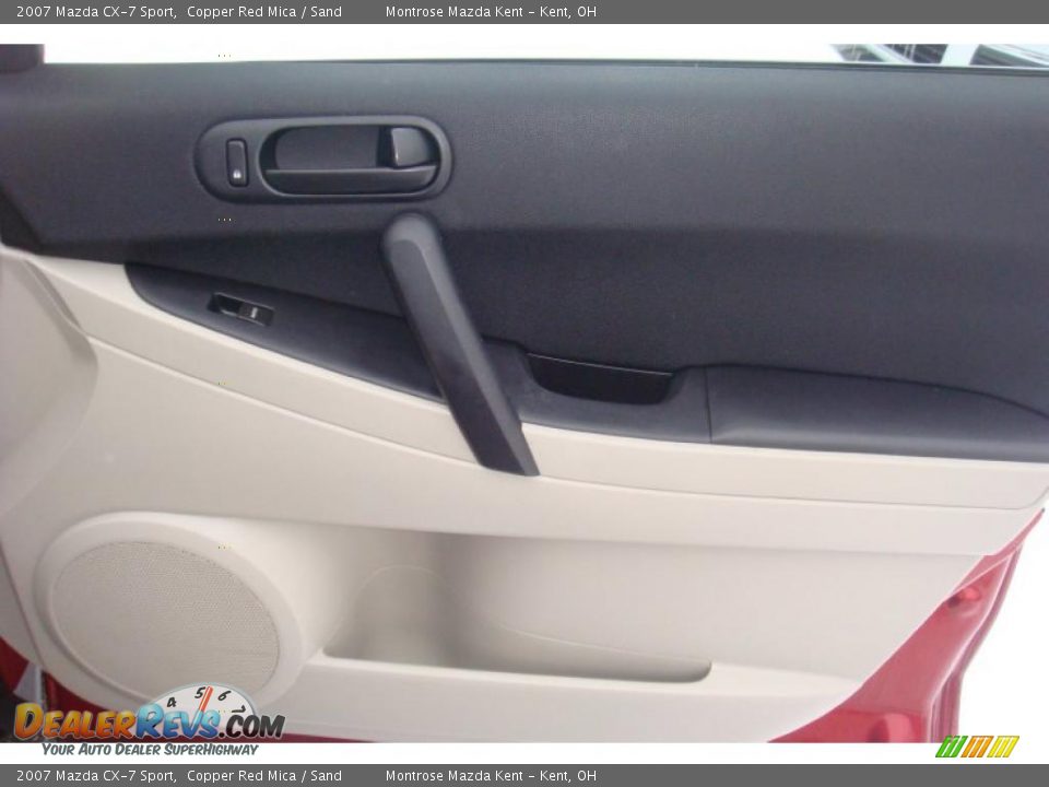 2007 Mazda CX-7 Sport Copper Red Mica / Sand Photo #15