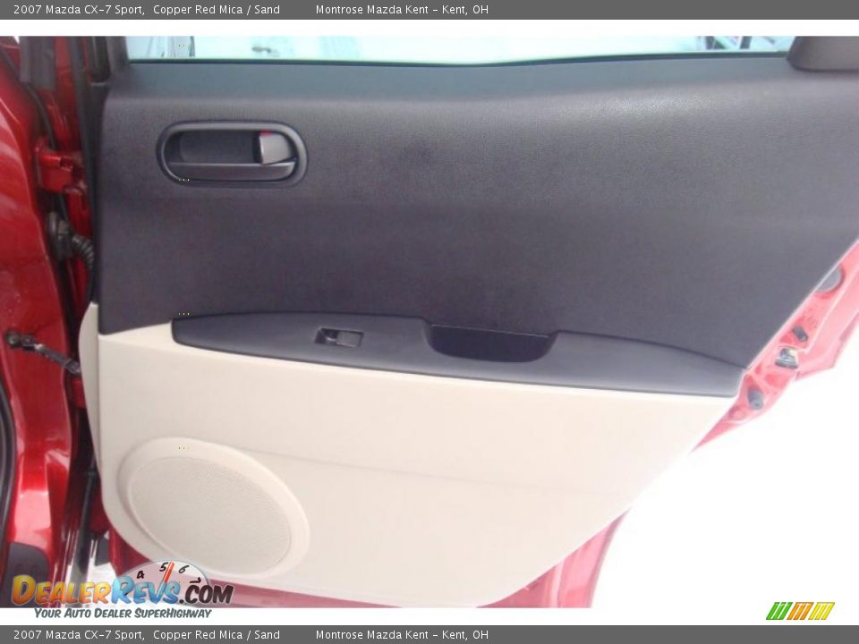 2007 Mazda CX-7 Sport Copper Red Mica / Sand Photo #16
