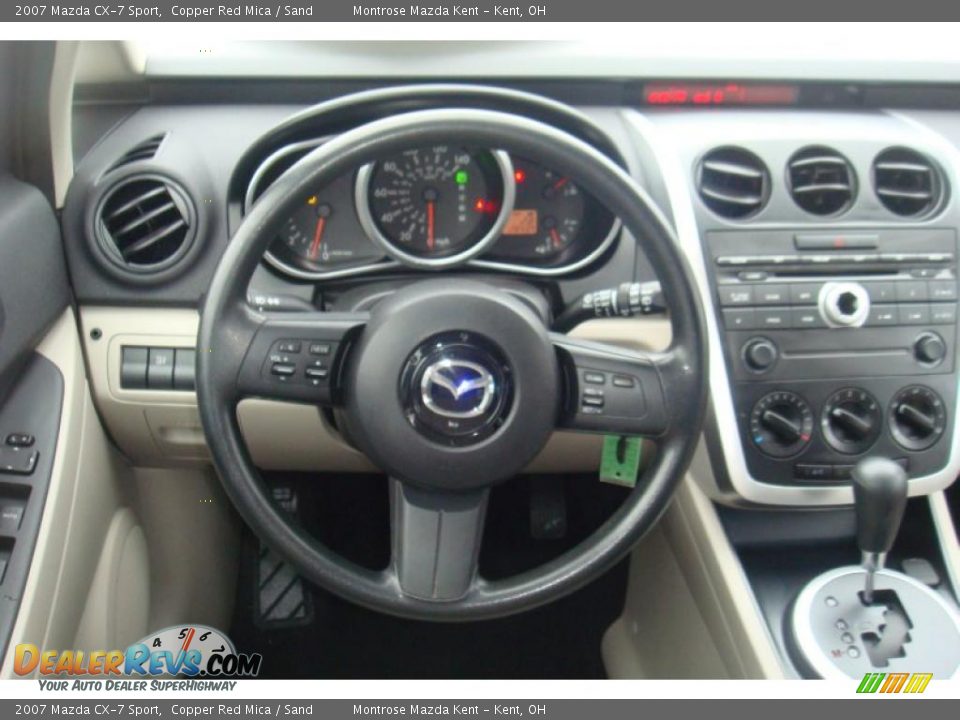 2007 Mazda CX-7 Sport Copper Red Mica / Sand Photo #20
