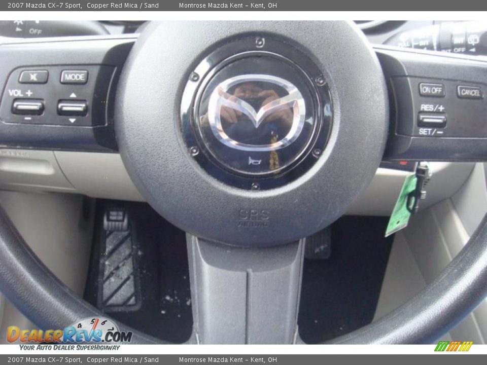 2007 Mazda CX-7 Sport Copper Red Mica / Sand Photo #21