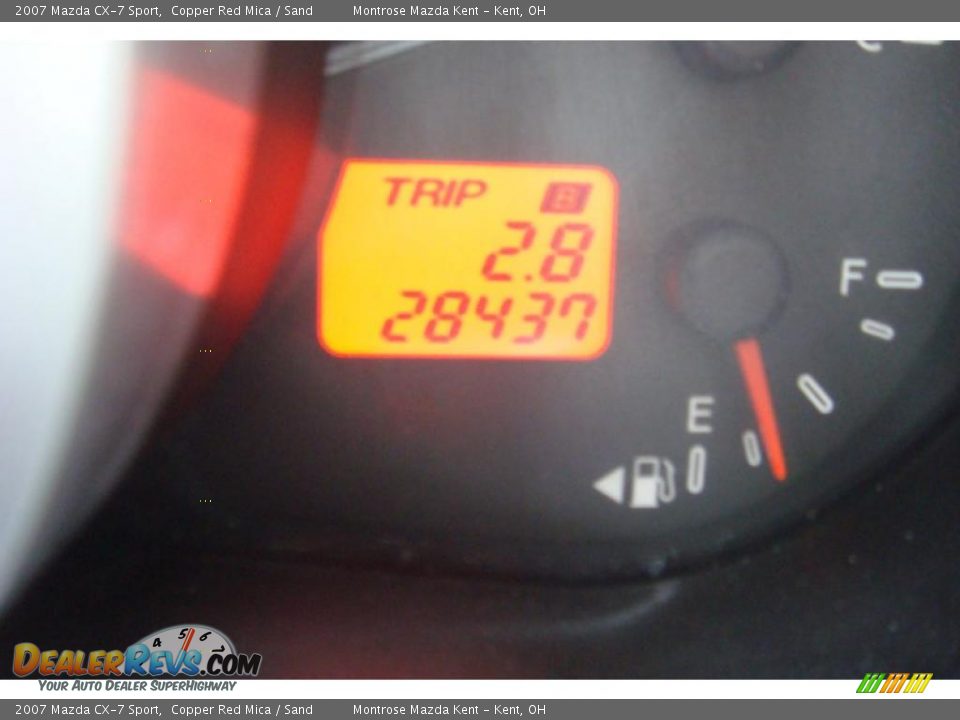 2007 Mazda CX-7 Sport Copper Red Mica / Sand Photo #23