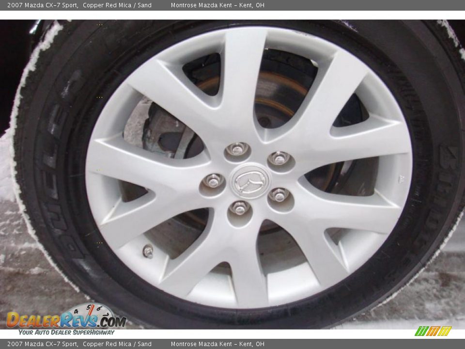 2007 Mazda CX-7 Sport Copper Red Mica / Sand Photo #24
