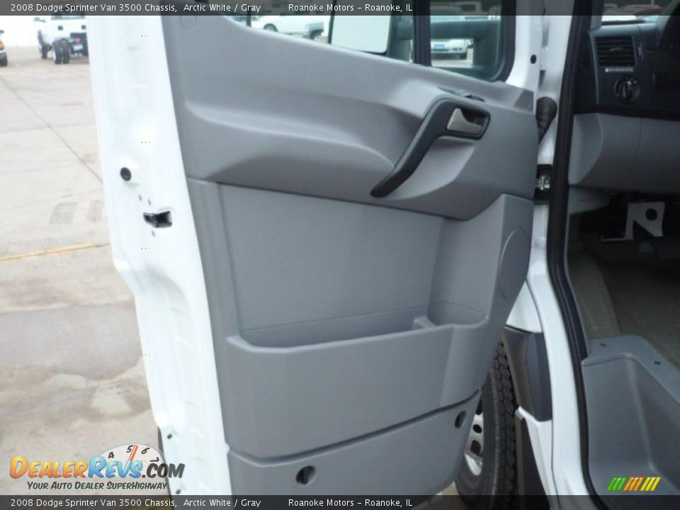 2008 Dodge Sprinter Van 3500 Chassis Arctic White / Gray Photo #6