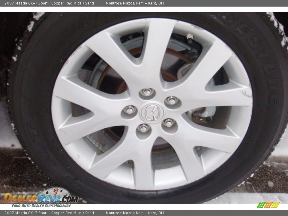 2007 Mazda CX-7 Sport Copper Red Mica / Sand Photo #25