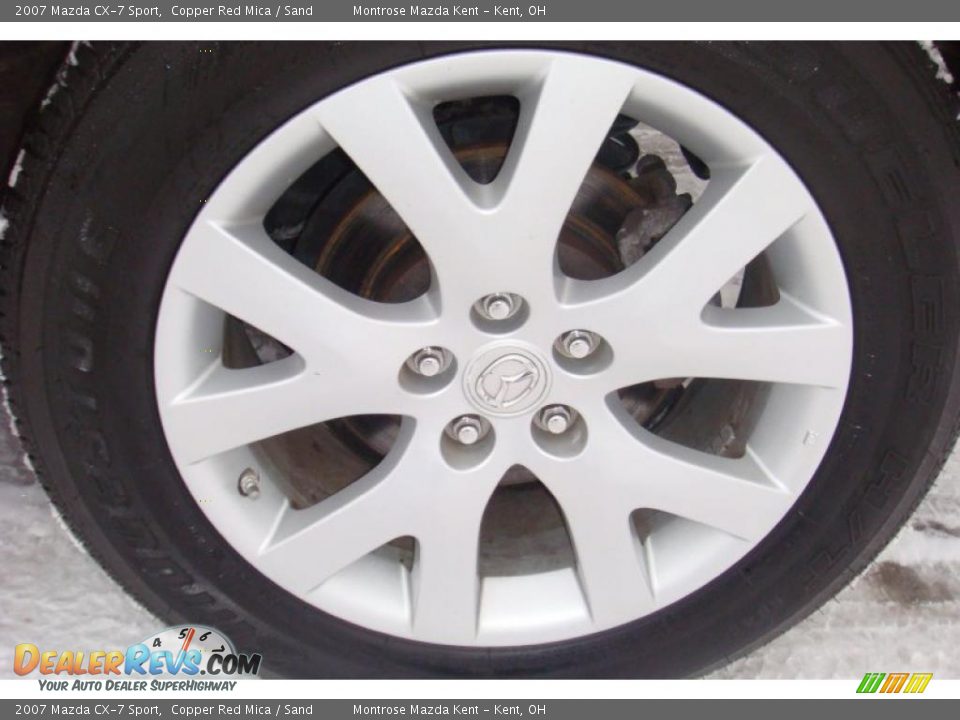 2007 Mazda CX-7 Sport Copper Red Mica / Sand Photo #26