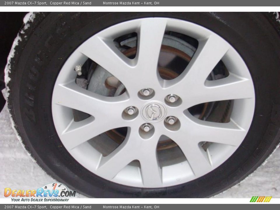 2007 Mazda CX-7 Sport Copper Red Mica / Sand Photo #27