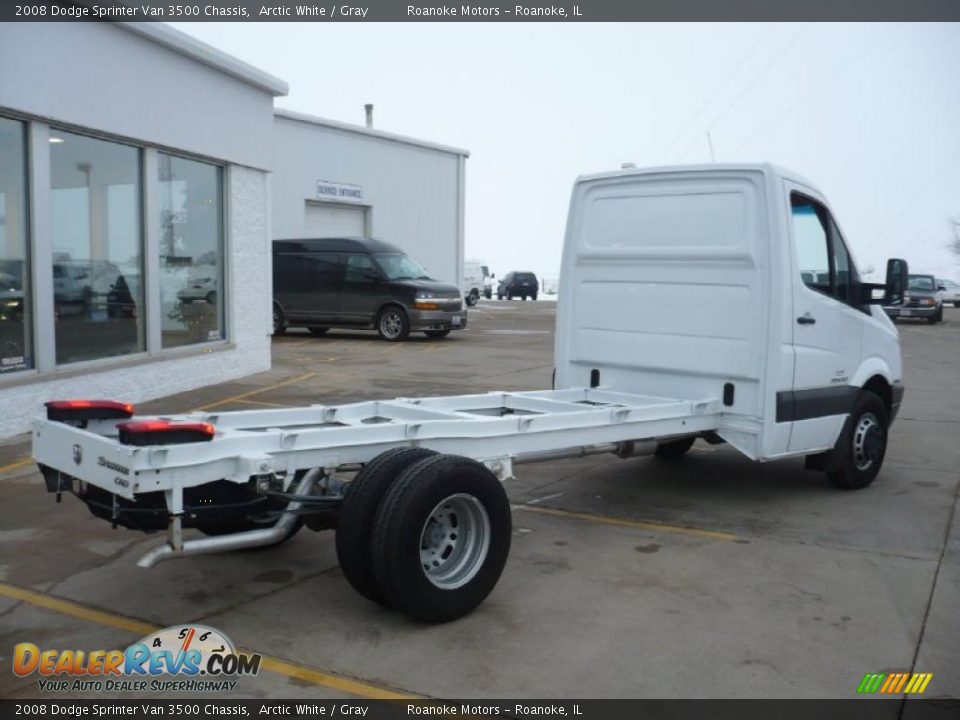 2008 Dodge Sprinter Van 3500 Chassis Arctic White / Gray Photo #11