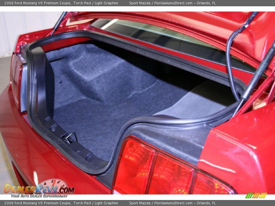 2009 Ford Mustang V6 Premium Coupe Torch Red / Light Graphite Photo #10