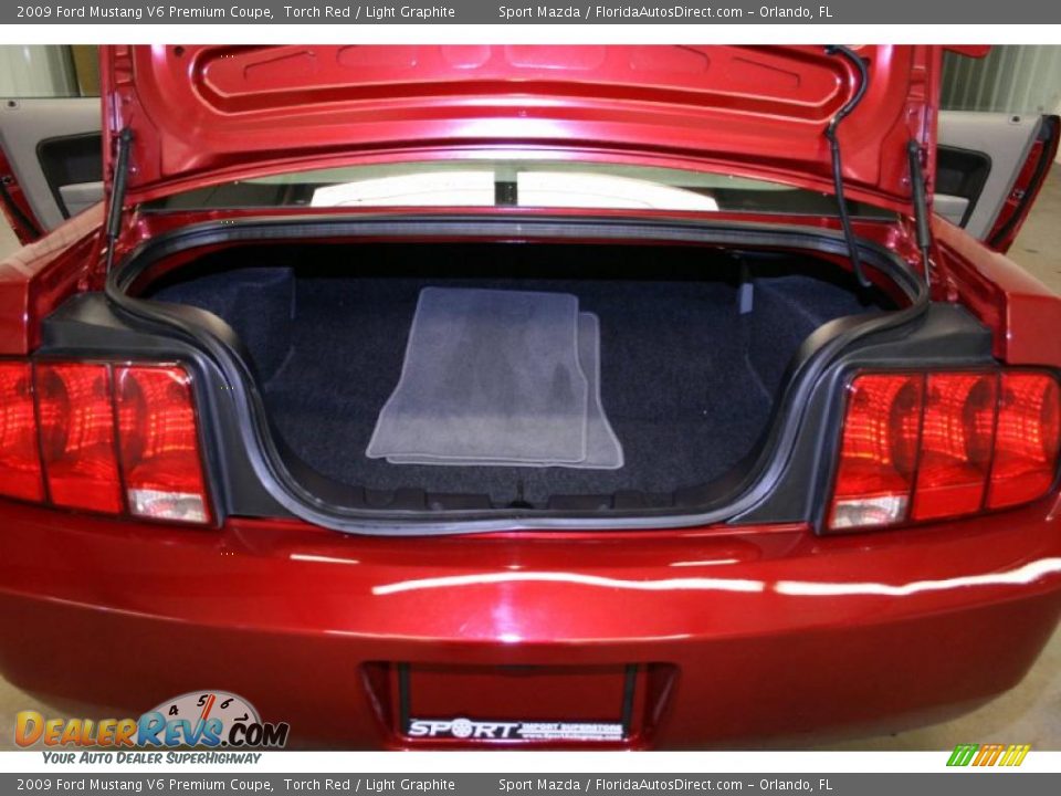 2009 Ford Mustang V6 Premium Coupe Torch Red / Light Graphite Photo #11