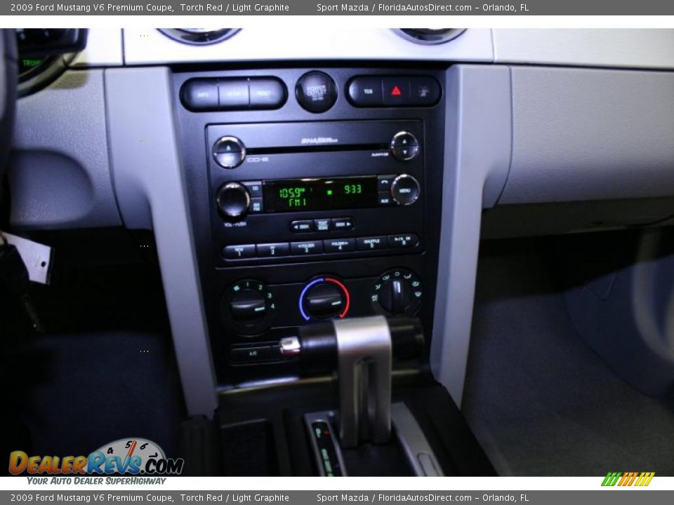 2009 Ford Mustang V6 Premium Coupe Torch Red / Light Graphite Photo #32