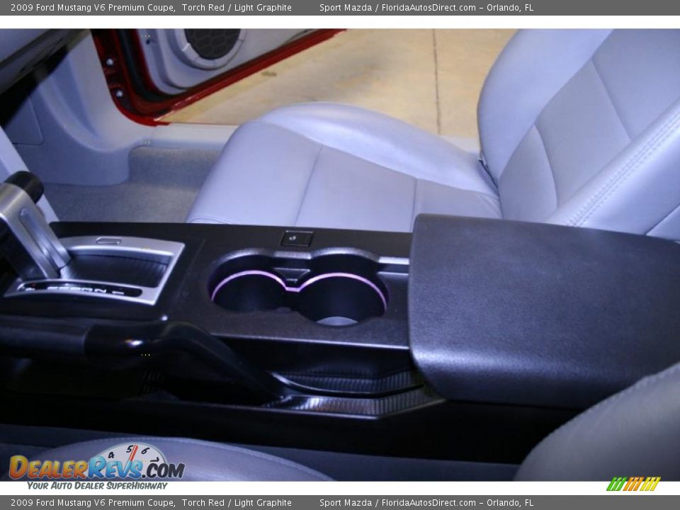 2009 Ford Mustang V6 Premium Coupe Torch Red / Light Graphite Photo #34