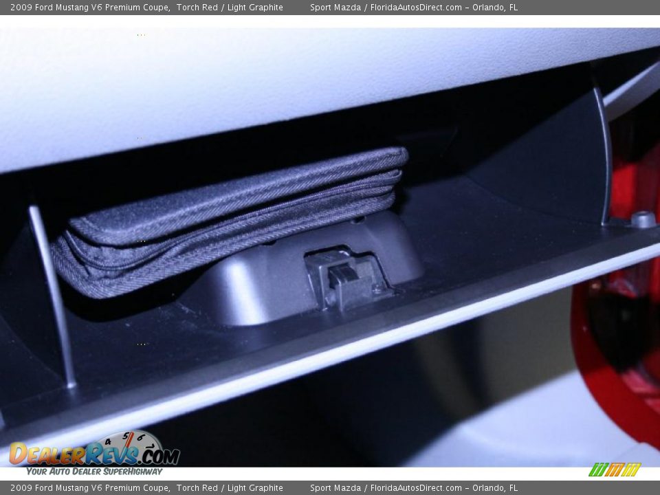 2009 Ford Mustang V6 Premium Coupe Torch Red / Light Graphite Photo #35