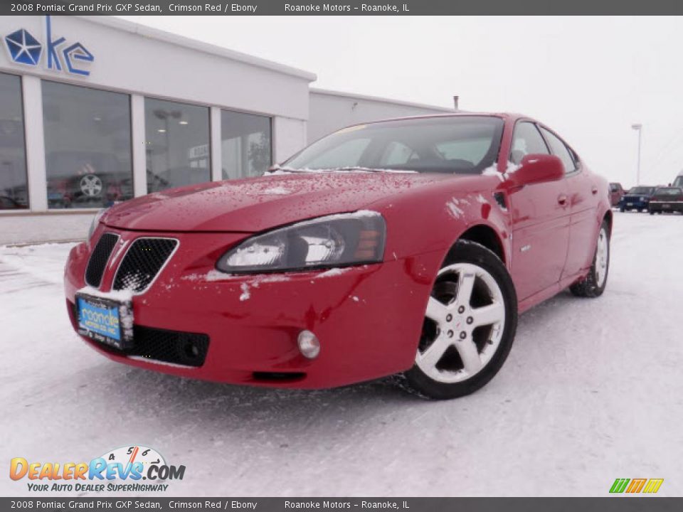 2008 Pontiac Grand Prix GXP Sedan Crimson Red / Ebony Photo #1