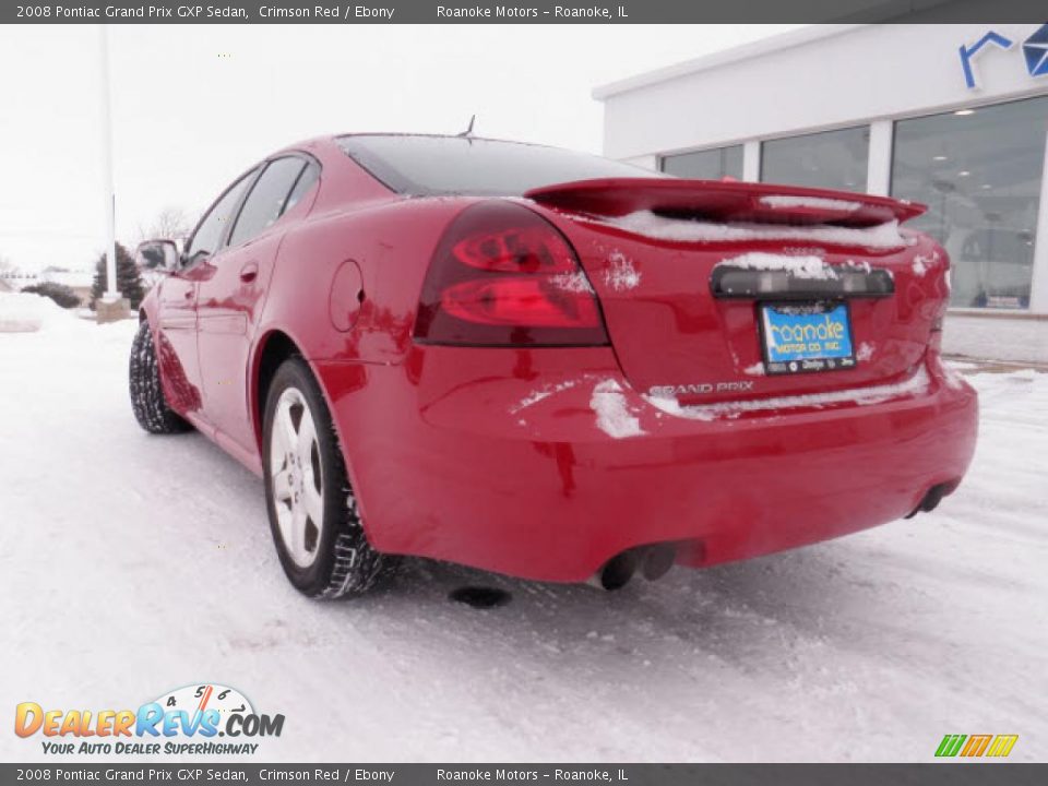 2008 Pontiac Grand Prix GXP Sedan Crimson Red / Ebony Photo #3