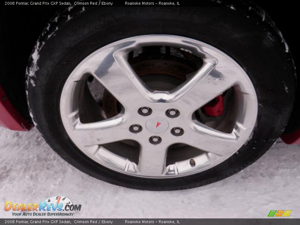 2008 Pontiac Grand Prix GXP Sedan Crimson Red / Ebony Photo #4